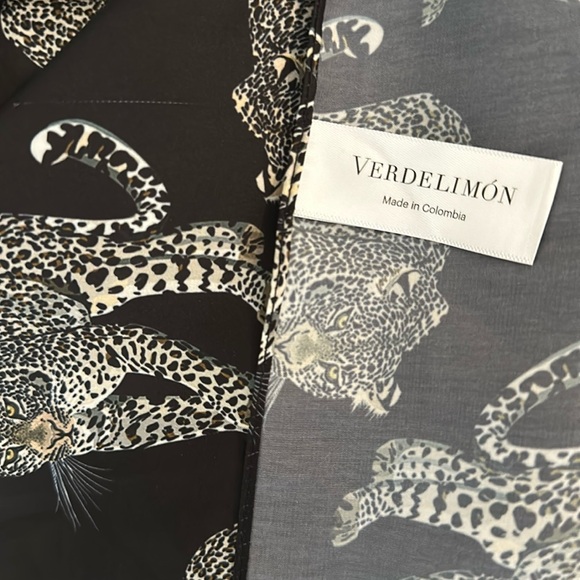 Verdelimon Black Cheetah Pareo Cover Up - Picture 2 of 2